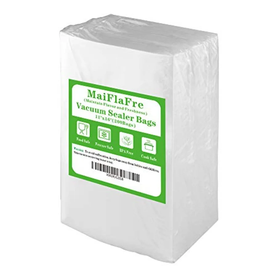 200 Gallon11X16 Vacuum Sealer Bags with Commercial Grade BPA Free Heavy Duty.Vacuum Sealer Freezer Bags Compatible with Any Typ
200 Gallon11X16 Vacuum Sealer Bags with Commercial Grade BPA Free Heavy Duty.Vacuum Sealer Freezer Bags Compatible with Any Typ
