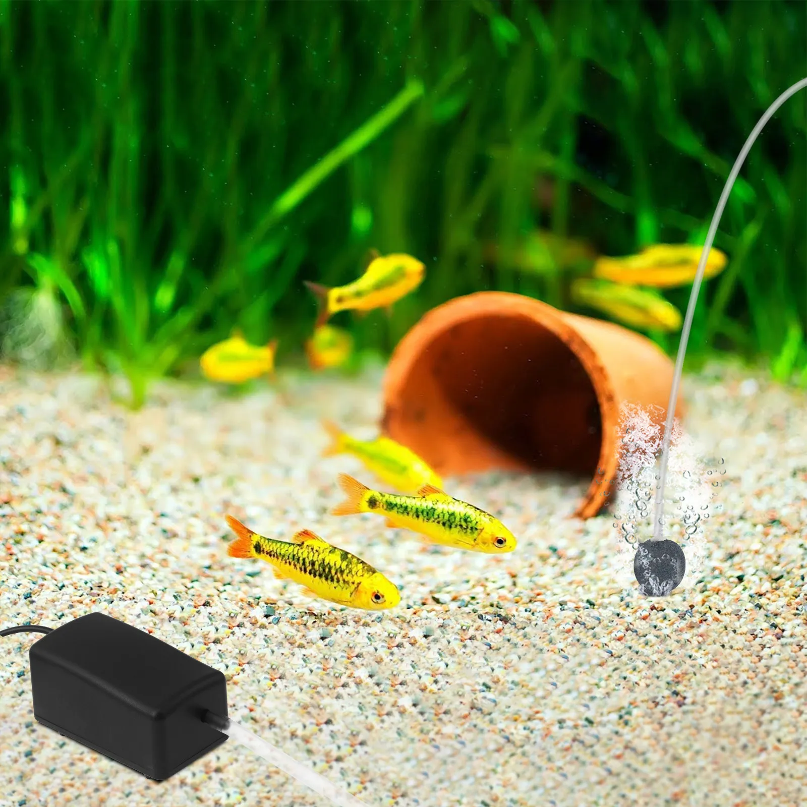 Solar Aquarium Oxygen Pump High Power Aerator One Button Operation Pond Fish Tank Oxygen Air Pump Outdoor Indoor Use
Solar Aquarium Oxygen Pump High Power Aerator One Button Operation Pond Fish Tank Oxygen Air Pump Outdoor Indoor Use