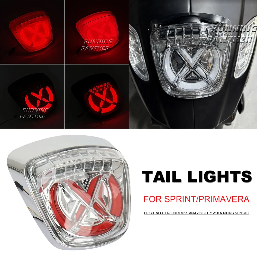 Motorcycle Accessories Taillights Rear Tail Light Brake Blinker Stop Brake Lamp For Vespa Sprint150 Primavera Sprint 150
Motorcycle Accessories Taillights Rear Tail Light Brake Blinker Stop Brake Lamp For Vespa Sprint150 Primavera Sprint 150