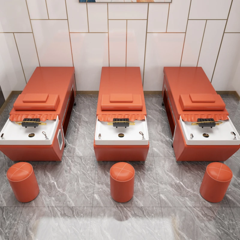 Barber Shop Shampoo Chair for Hair Salon Beauty Salon Constant Temperature Water Circulation Fumigation Head Treatment Bed
Barber Shop Shampoo Chair for Hair Salon Beauty Salon Constant Temperature Water Circulation Fumigation Head Treatment Bed