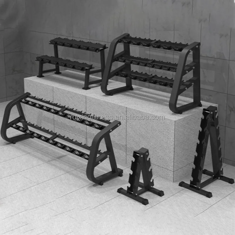 Factory Customizable Double Tier Fitness Dumbbell Rack Set 12 Pairs Storage Bracket Holder Safety Features
Factory Customizable Double Tier Fitness Dumbbell Rack Set 12 Pairs Storage Bracket Holder Safety Features