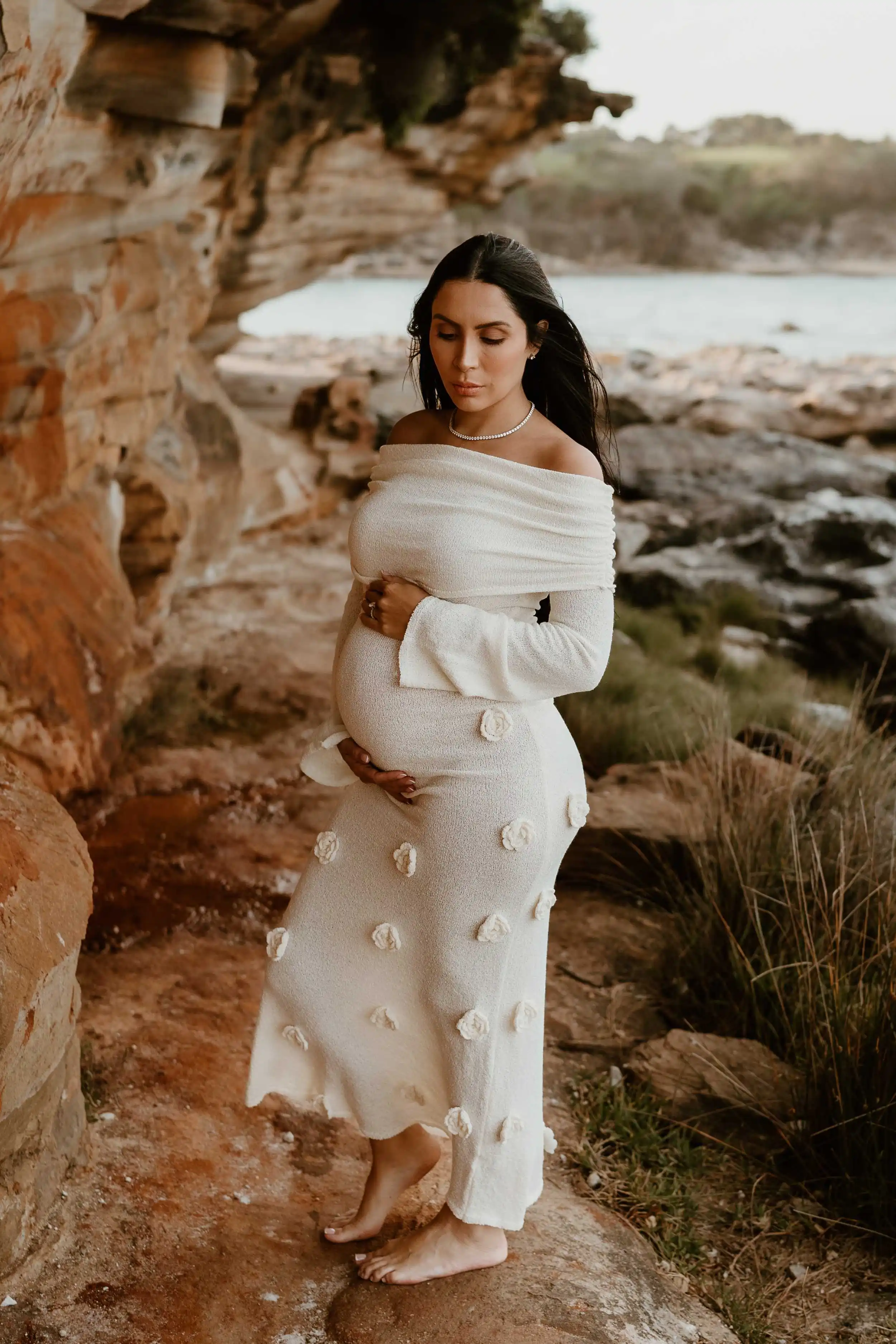 2025 Maternity Dress Photoshoot Long Sleeve Pregnancy Gown for Baby Shower Sexy Off-shoulder 3D Flower Long Photography Dress
2025 Maternity Dress Photoshoot Long Sleeve Pregnancy Gown for Baby Shower Sexy Off-shoulder 3D Flower Long Photography Dress