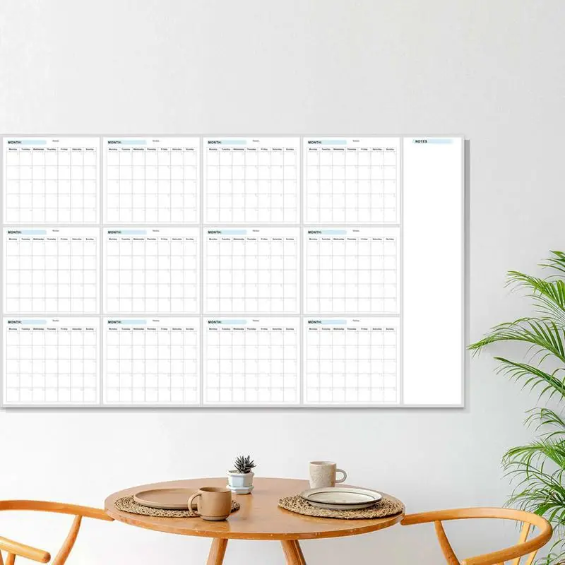 Wall Calendar Erasable Reusable Calendar 35X58in Wall Planner Large Erasable Boards For Offices Home & School
Wall Calendar Erasable Reusable Calendar 35X58in Wall Planner Large Erasable Boards For Offices Home & School