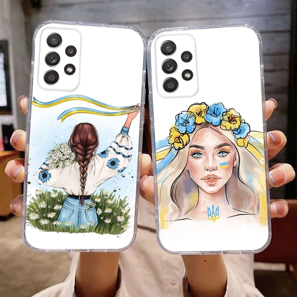 Ukraine Flag Girl Phone Case For Samsung Galaxy A71,70,52,51,40,31,A50,30S,21S,Note20ultra Transparent Cover
Ukraine Flag Girl Phone Case For Samsung Galaxy A71,70,52,51,40,31,A50,30S,21S,Note20ultra Transparent Cover