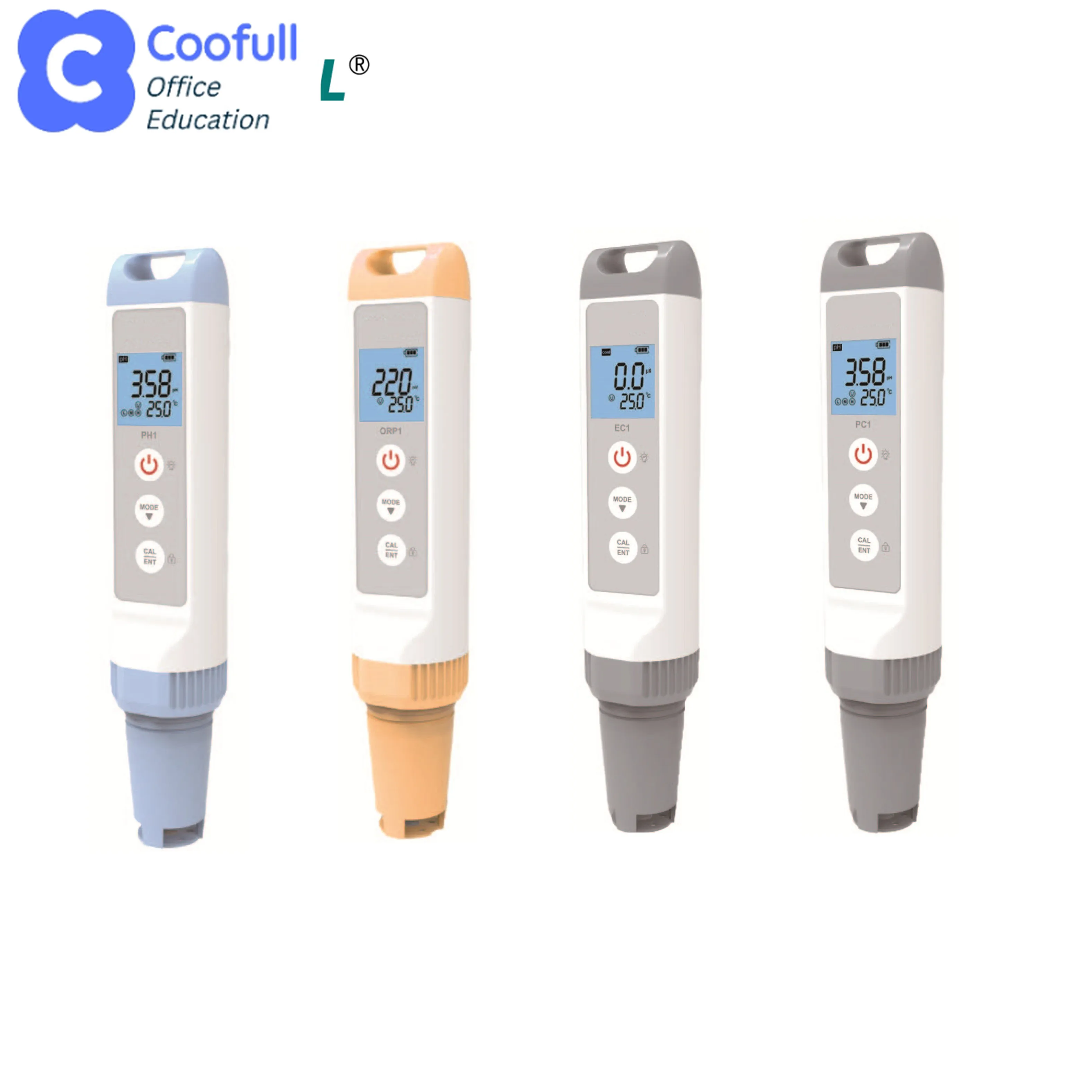 Портативный цифровой pH-метр Coofull Laboratory Pen Tester: измеритель pH, EC и ОВП
Портативный цифровой pH-метр Coofull Laboratory Pen Tester: измеритель pH, EC и ОВП
