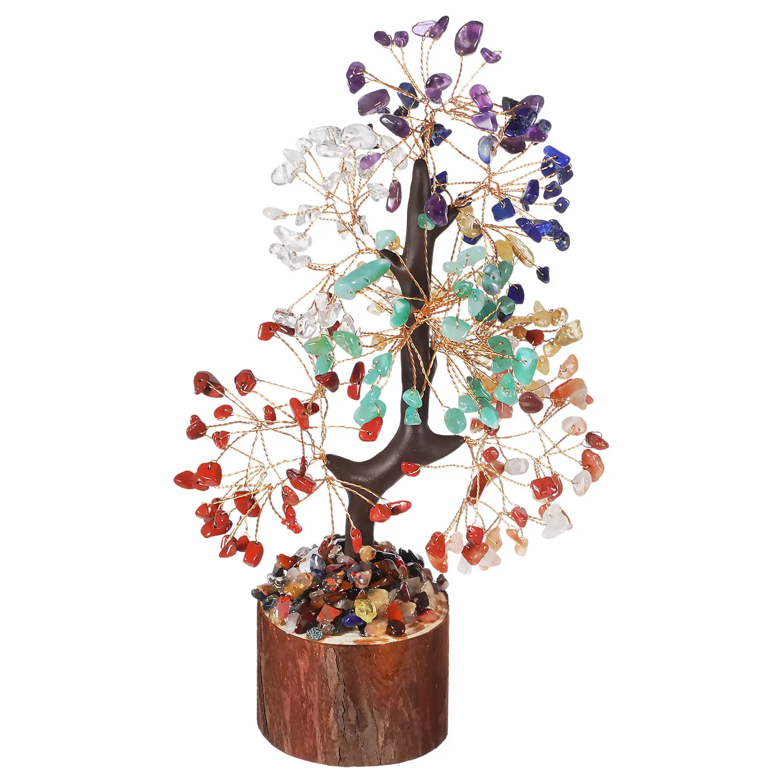 Chakra Crystal Tree of Life Elegant Bonsai Money Tree Home Office Spiritual Decor Gift Fortune Wealth Ornament
Chakra Crystal Tree of Life Elegant Bonsai Money Tree Home Office Spiritual Decor Gift Fortune Wealth Ornament