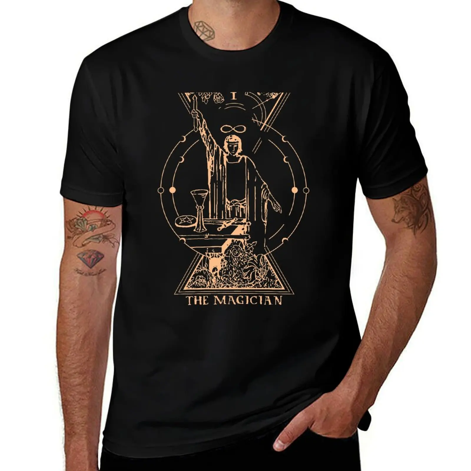 The Magician. Tarot Card. Major Arcana, occult T-Shirt tops graphic t shirt vintage summer tops sweat t shirt men 100℅ cotton
The Magician. Tarot Card. Major Arcana, occult T-Shirt tops graphic t shirt vintage summer tops sweat t shirt men 100℅ cotton