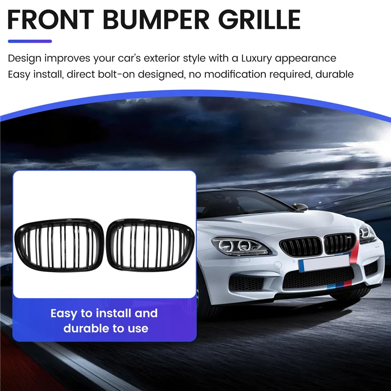 A21F-Grill Grille Gloss Black Kidney Sport For BMW F01 F02 7-SERIES 730D 740D 750D
A21F-Grill Grille Gloss Black Kidney Sport For BMW F01 F02 7-SERIES 730D 740D 750D