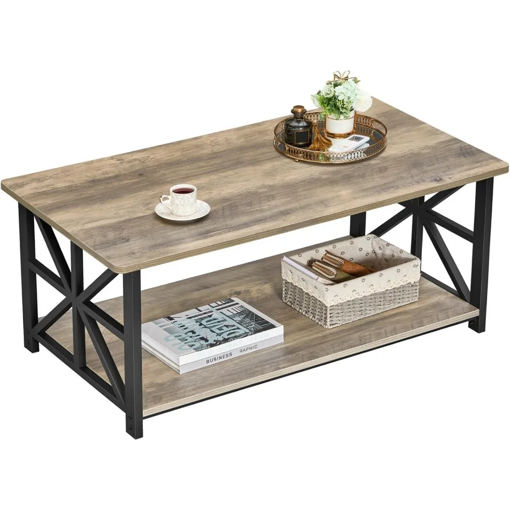 Coffee Table for Living Room with Round Corners Farmhouse Style Center Table with Storage Shelf Space Saving Easy Assembly
Coffee Table for Living Room with Round Corners Farmhouse Style Center Table with Storage Shelf Space Saving Easy Assembly