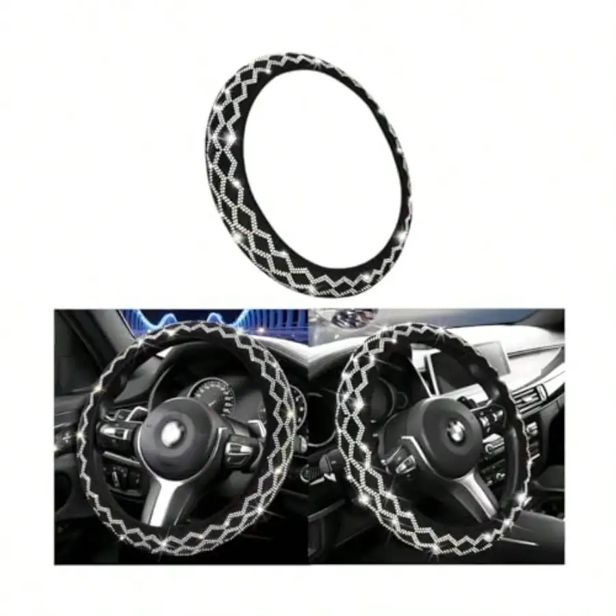 Bling Car Stee Weel Cover Crystal S Anti- Eatable Soft Automotive Stee Weel Tector Women 15 Inc Universal SUV Truck RV AB
Bling Car Stee Weel Cover Crystal S Anti- Eatable Soft Automotive Stee Weel Tector Women 15 Inc Universal SUV Truck RV AB