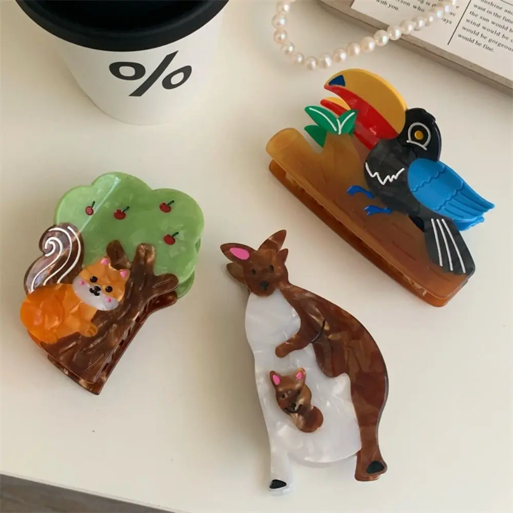 Fashion Cartoon Acetate Hair Claw Creative Woodpecker Animal Hair Clip Hair Accessories Headwear Bird Shark Clip Travel
Fashion Cartoon Acetate Hair Claw Creative Woodpecker Animal Hair Clip Hair Accessories Headwear Bird Shark Clip Travel