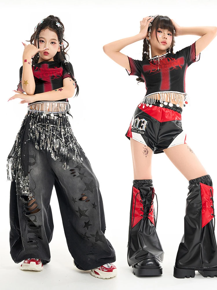 2026 Kpop Girls Group Tassels Sequin Children Street Dance Jazz Dance Costume Kids Hip Hop Clothing Team Stage Clothes DN23639
2026 Kpop Girls Group Tassels Sequin Children Street Dance Jazz Dance Costume Kids Hip Hop Clothing Team Stage Clothes DN23639