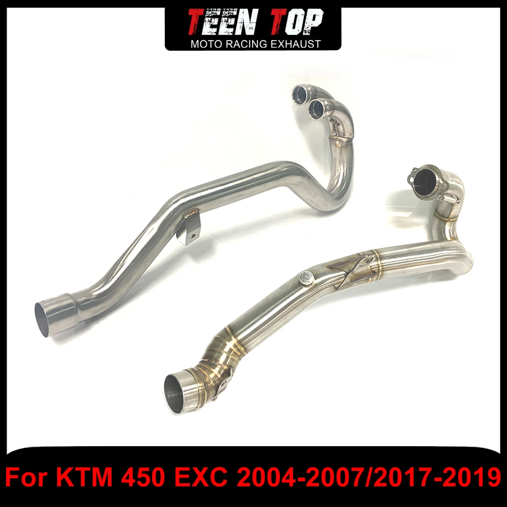 For KTM 450 EXC Exhaust Pipe 4 Stroke Stainless Steel Dirt Bike Front Link Pipe 450EXC 2004-2007/2017-2019 Offroad Bike Exhaust
For KTM 450 EXC Exhaust Pipe 4 Stroke Stainless Steel Dirt Bike Front Link Pipe 450EXC 2004-2007/2017-2019 Offroad Bike Exhaust