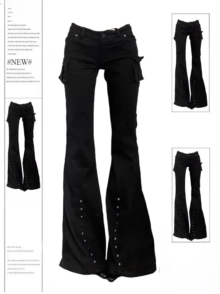 Women Dark Academia Goblin Core Long Trousers Gyaru Goth Low Rise Flare Pants Y2K Streetwear Stretch Japanese Harajuku Grunge
Women Dark Academia Goblin Core Long Trousers Gyaru Goth Low Rise Flare Pants Y2K Streetwear Stretch Japanese Harajuku Grunge