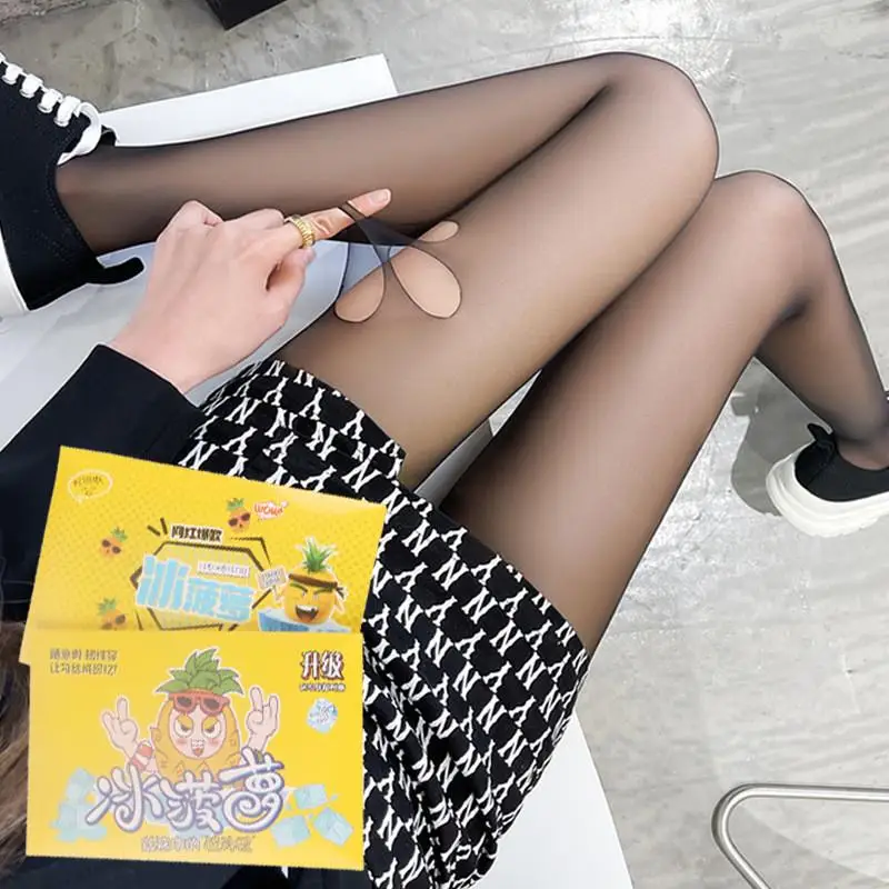 Pineapple Pattern Sexy Ultra-Thin Black Silk Pantyhose Women's Summer Invisible Stockings Any-Cut Design Prevent Snagging
Pineapple Pattern Sexy Ultra-Thin Black Silk Pantyhose Women's Summer Invisible Stockings Any-Cut Design Prevent Snagging