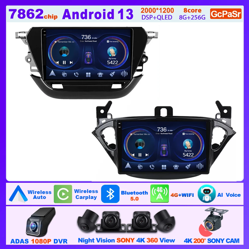 9-дюймовый Carplay Android Auto для OPEL CORSA E 2015-2019, Автомобильная Мультимедийная интеллектуальная система, 8 ядер, телефон с поддержкой Wi-Fi и Bluetooth
9-дюймовый Carplay Android Auto для OPEL CORSA E 2015-2019, Автомобильная Мультимедийная интеллектуальная система, 8 ядер, телефон с поддержкой Wi-Fi и Bluetooth