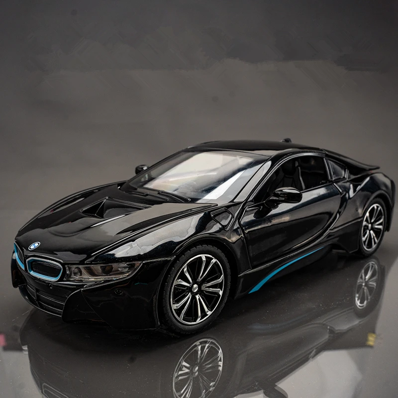 1:24 i8 New Energy Car Alloy Sports Car Model Diecast Metal Racing Car Vehicles Model Simulation Sound Light Childrens Toys Gift
1:24 i8 New Energy Car Alloy Sports Car Model Diecast Metal Racing Car Vehicles Model Simulation Sound Light Childrens Toys Gift