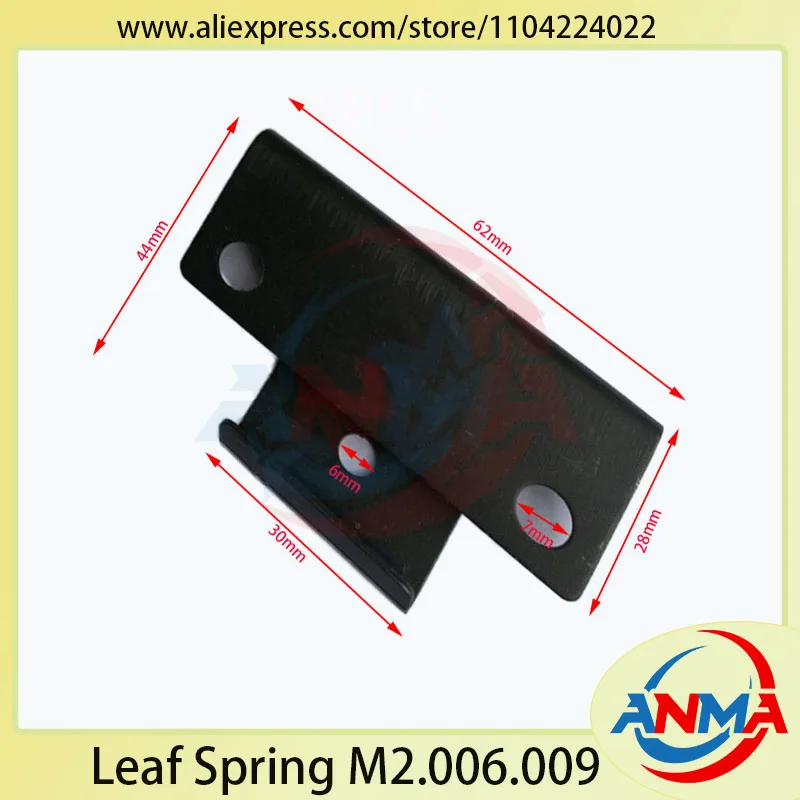 10Pieces M2.006.009 62x44x28mm Blanket Lock SM 74 Leaf Spring for SM74 PM74 Heidelberg Printer Printing Machine Parts
10Pieces M2.006.009 62x44x28mm Blanket Lock SM 74 Leaf Spring for SM74 PM74 Heidelberg Printer Printing Machine Parts