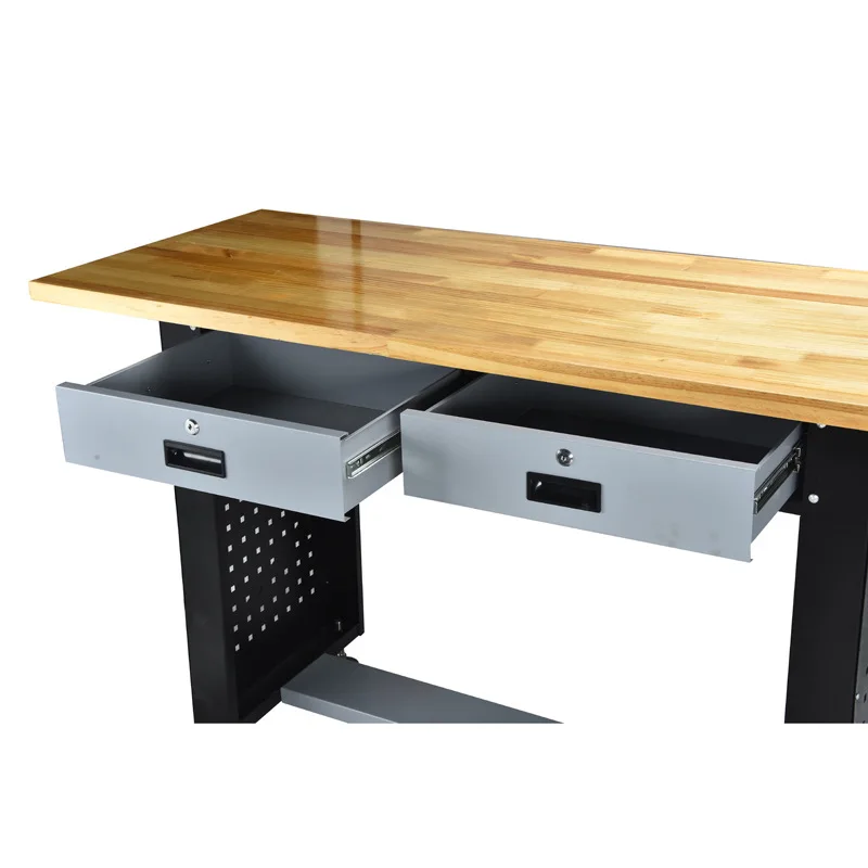 Solid wood maintenance workbench Multi-function with lock with hanging plate Fitter workbench Auto repair five workstations
Solid wood maintenance workbench Multi-function with lock with hanging plate Fitter workbench Auto repair five workstations