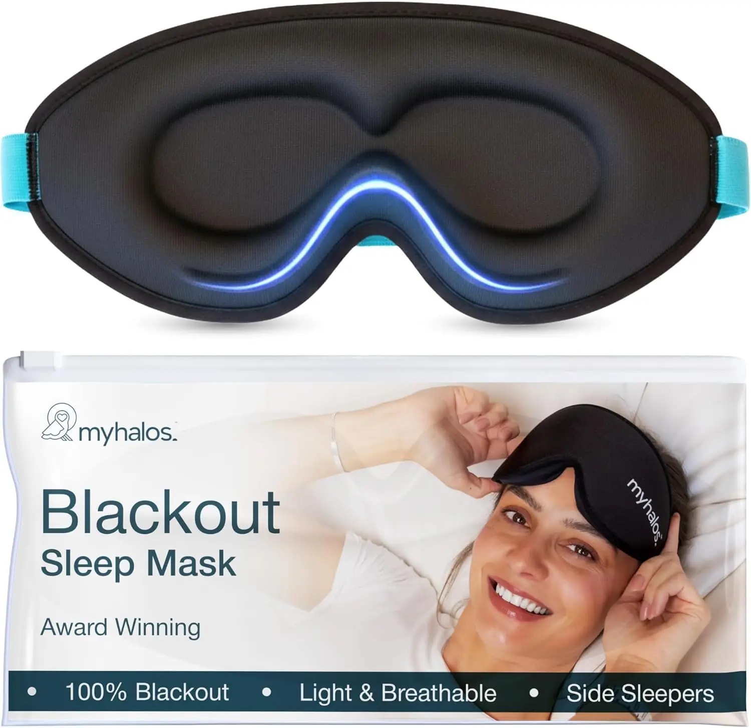 3D Sleep Mask – Zero Pressure, 100% Blackout for Side Sleepers, Breathable & Travel-Ready
3D Sleep Mask – Zero Pressure, 100% Blackout for Side Sleepers, Breathable & Travel-Ready