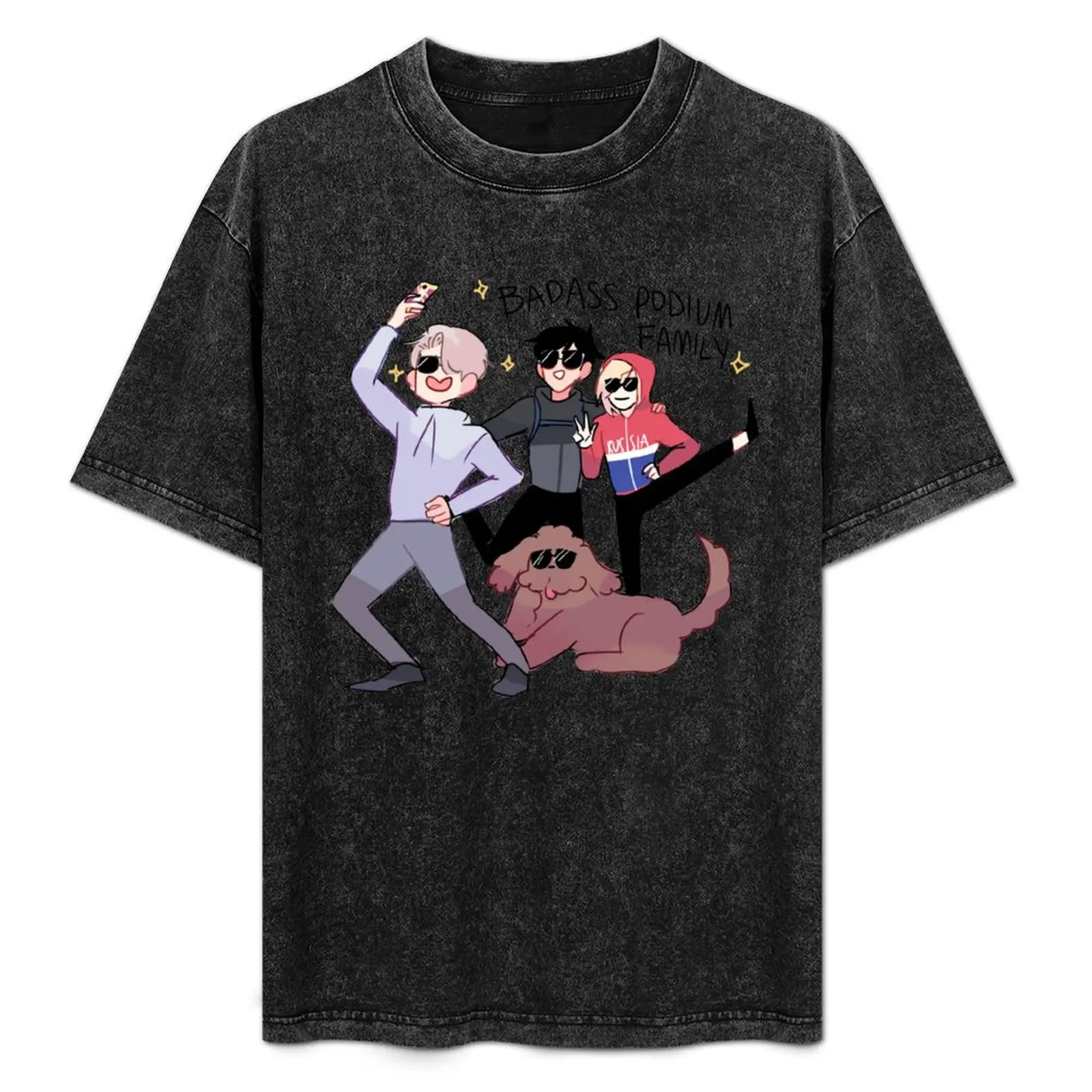 YOI: BADASS PODIUM FAMILY T-Shirt Work Wear Simple Tee Shirt
YOI: BADASS PODIUM FAMILY T-Shirt Work Wear Simple Tee Shirt