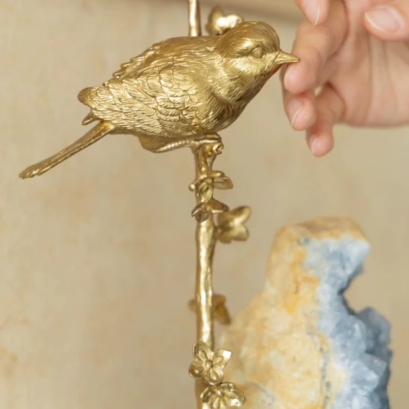 Crystal brass "Little Fairy" feng shui sculpture ornament natural marble entrance study
Crystal brass "Little Fairy" feng shui sculpture ornament natural marble entrance study