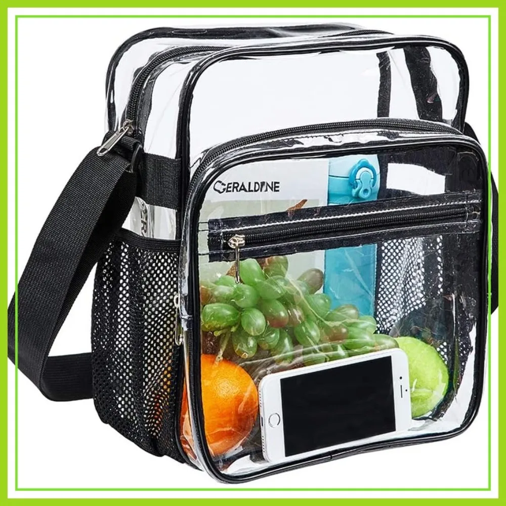 Clear Crossbody Bag Stadium Approved Clear Shoulder Bag with Adjustable Strap for Concerts Sports Events
Clear Crossbody Bag Stadium Approved Clear Shoulder Bag with Adjustable Strap for Concerts Sports Events