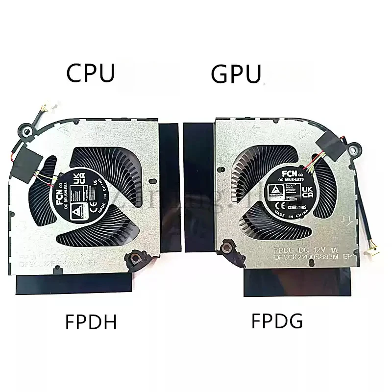 For ACER PH317-55, PH315-55, PH317-56 and AN515-58 fans, 12V
For ACER PH317-55, PH315-55, PH317-56 and AN515-58 fans, 12V