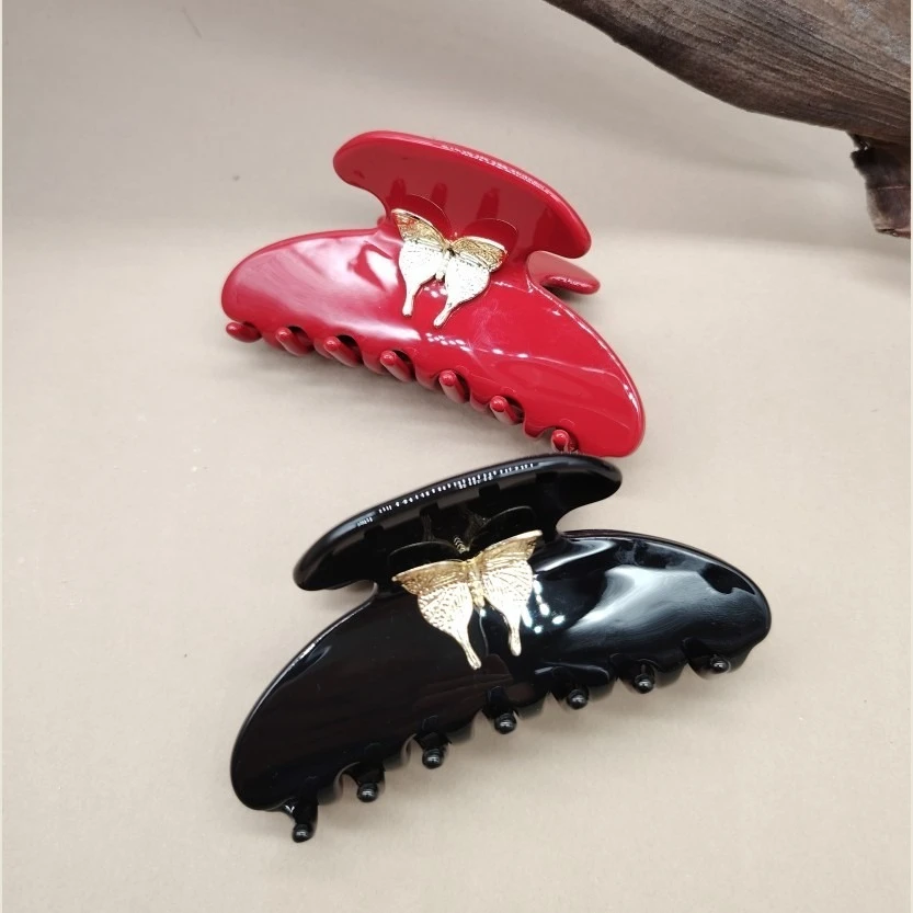 Muweordy, новинка, золотая бабочка, коготь для волос, классический французский ацетатный зажим для волос, модные заколки для волос в форме краба для женщин и девочек, аксессуары для волос
Muweordy, новинка, золотая бабочка, коготь для волос, классический французский ацетатный зажим для волос, модные заколки для волос в форме краба для женщин и девочек, аксессуары для волос