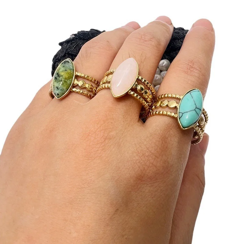 Ring female, non-fading niche design natural stone Amazon Xiyin cross-border hot-selling Taigang non-fading ring
Ring female, non-fading niche design natural stone Amazon Xiyin cross-border hot-selling Taigang non-fading ring