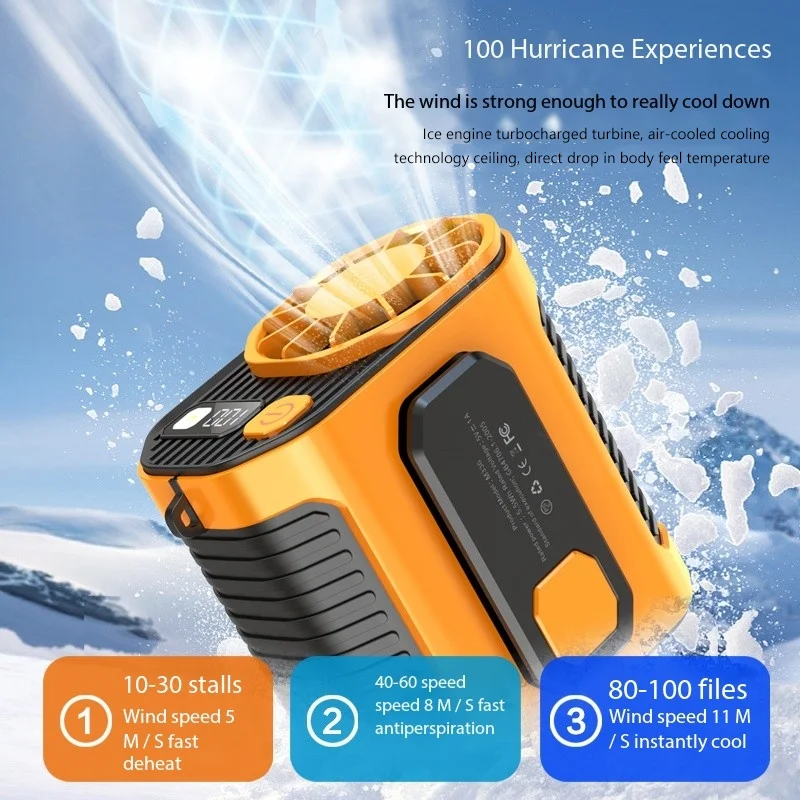 M336 High Speed Hanging Waist Fan Heat Dissipation and Cooling Powerful Fan for high-temperature Type-C Built-in 3600mAh Battery
M336 High Speed Hanging Waist Fan Heat Dissipation and Cooling Powerful Fan for high-temperature Type-C Built-in 3600mAh Battery