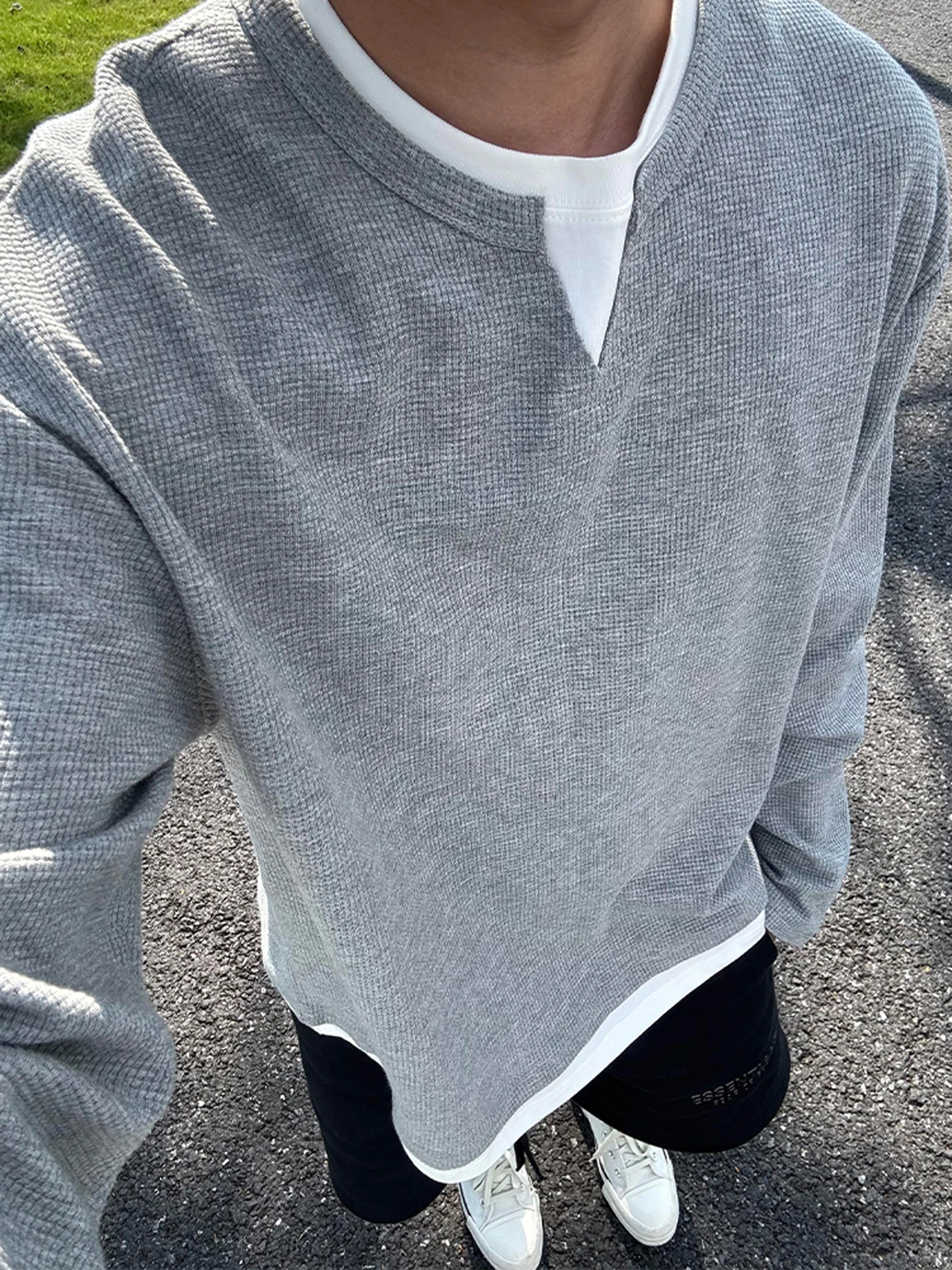 Cleanfit Men's Long Sve V-Ne T-irt American Sle Wfle Pattern round Ne Sweatirt Base irt Autumn Season Casual...
Cleanfit Men's Long Sve V-Ne T-irt American Sle Wfle Pattern round Ne Sweatirt Base irt Autumn Season Casual...