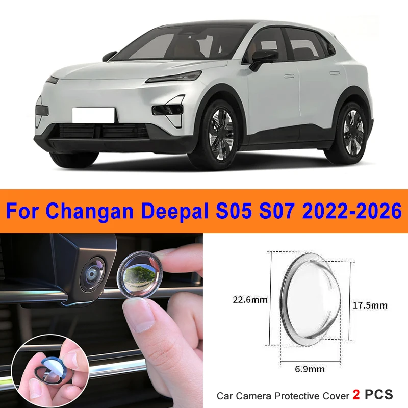 360 Reverse Image Car Camera Cover Anti-Scratch PC Lens Protector Stickers For Changan Deepal S05 S07 2022-2026 2Pcs
360 Reverse Image Car Camera Cover Anti-Scratch PC Lens Protector Stickers For Changan Deepal S05 S07 2022-2026 2Pcs