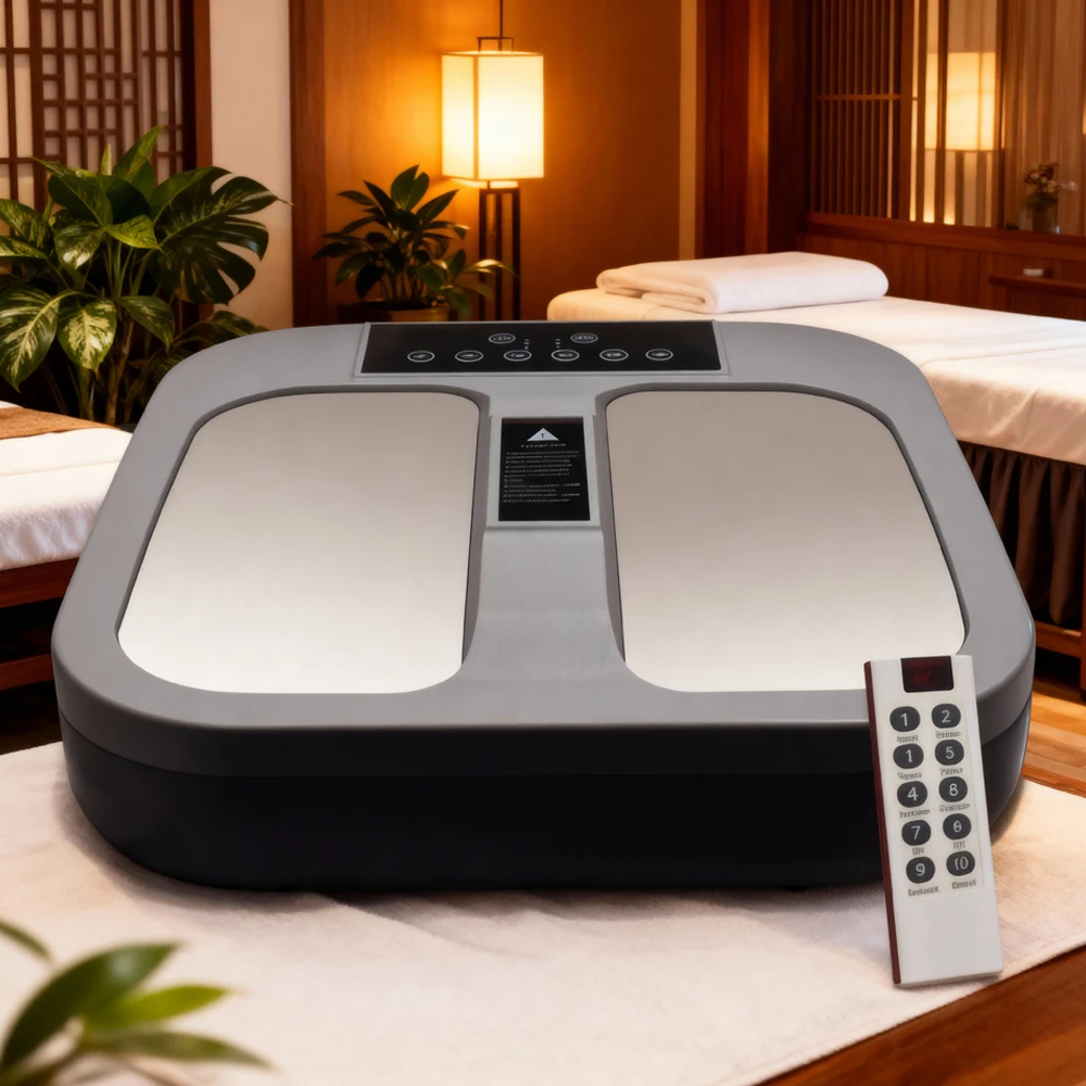 Профессиональный биоэнергетический массажер для ног, кровообращение, активация клеток, машина для терапии с подогревом
Профессиональный биоэнергетический массажер для ног, кровообращение, активация клеток, машина для терапии с подогревом