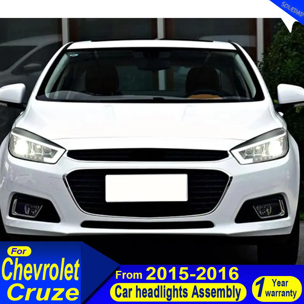 Car Front Lamps for Chevrolet Cruze 2015 2016 2017 Led Auto Headlights Assembly Upgrade High Configure Projector Accessories
Car Front Lamps for Chevrolet Cruze 2015 2016 2017 Led Auto Headlights Assembly Upgrade High Configure Projector Accessories