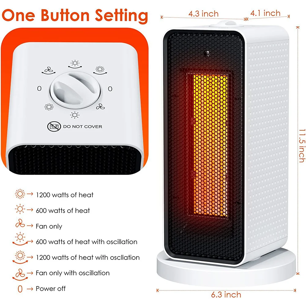 Winter Electric Heating Heater Household Vertical Shaking Head Heater Portable Winter Grill Heater Household Heater
Winter Electric Heating Heater Household Vertical Shaking Head Heater Portable Winter Grill Heater Household Heater