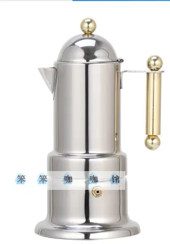 4 persons thickened stainless steel 304 pagoda pot foreign trade coffee set Induction cooking heating Caffè mocha coffee pot
4 persons thickened stainless steel 304 pagoda pot foreign trade coffee set Induction cooking heating Caffè mocha coffee pot