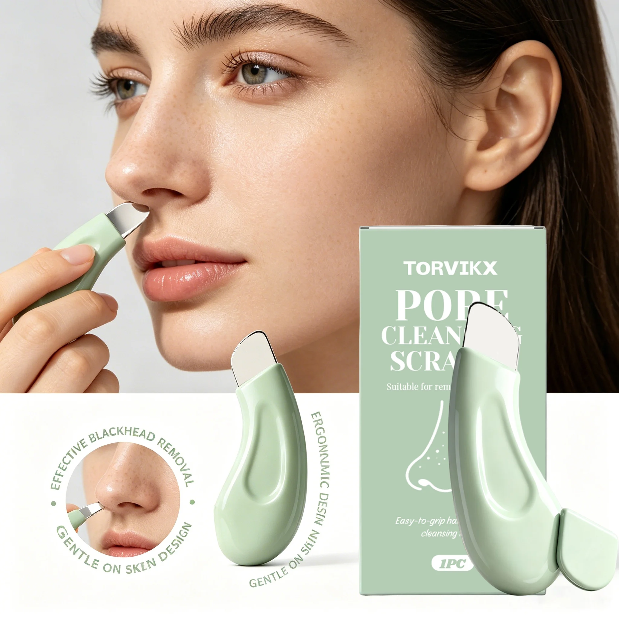 Professional Facial Skin Spatula for Deep Pore Cleansing & Blackhead Removal Easy-to-Grip Ergonomic Design Gentle Exfoliating To
Professional Facial Skin Spatula for Deep Pore Cleansing & Blackhead Removal Easy-to-Grip Ergonomic Design Gentle Exfoliating To
