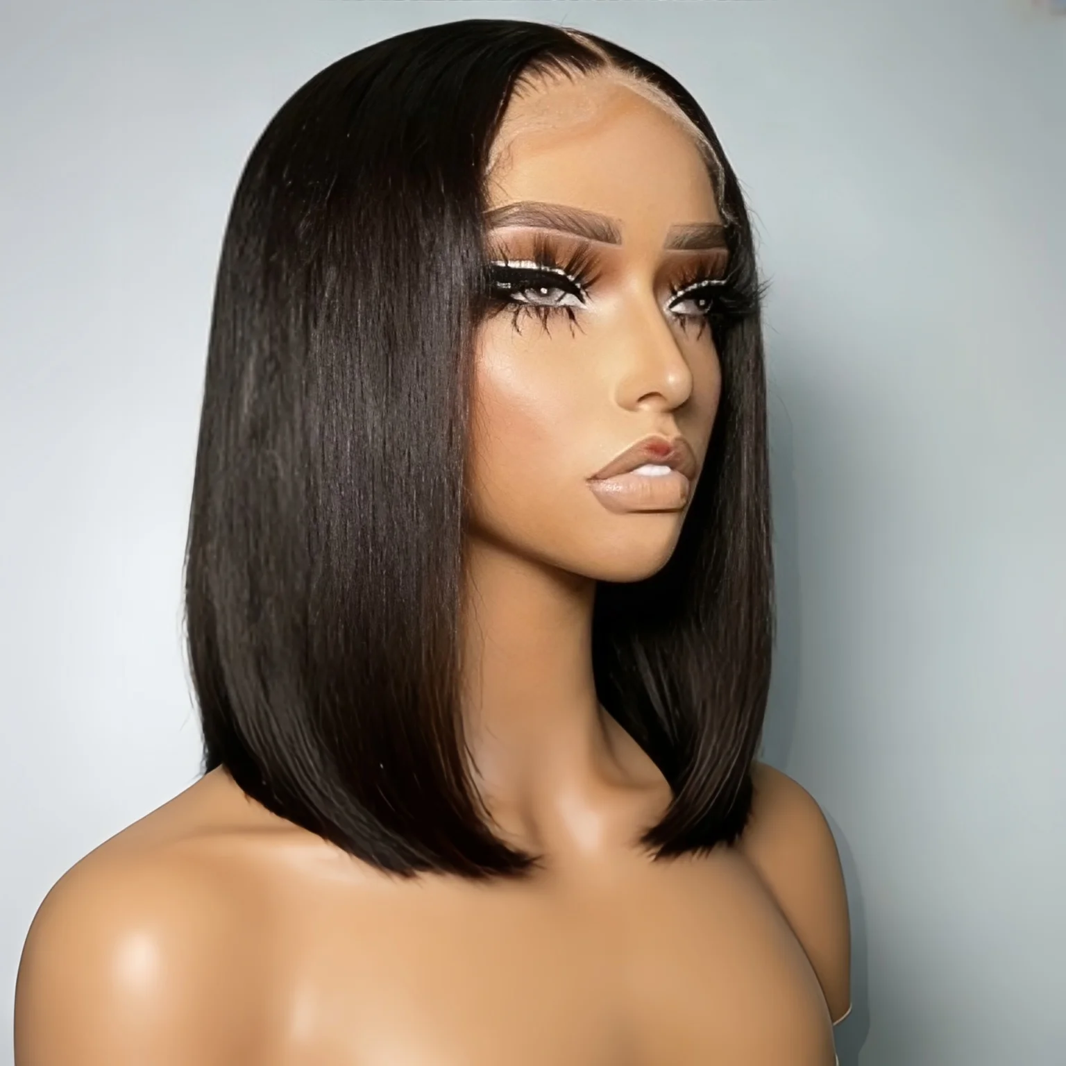 16inch Black Straight 5*5 Lace Front Hair 100% Human Hair Wig 150 Density with Baby Hair Pre-Plucked Soft Hair Wig
16inch Black Straight 5*5 Lace Front Hair 100% Human Hair Wig 150 Density with Baby Hair Pre-Plucked Soft Hair Wig