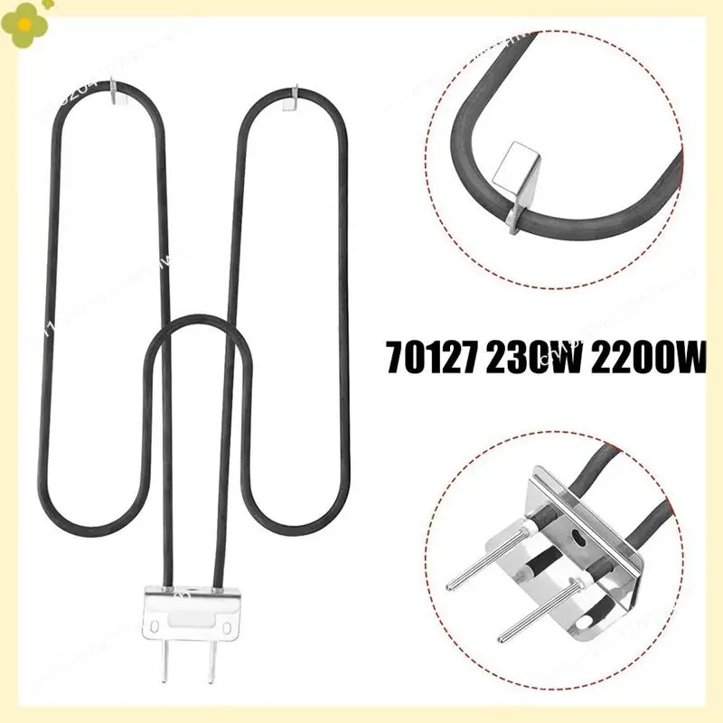 LDHL 70127 BBQ Grill Heating Elements For Q240 Q2400 Grills, 55020001 Grills Replacement 230V 2200W
LDHL 70127 BBQ Grill Heating Elements For Q240 Q2400 Grills, 55020001 Grills Replacement 230V 2200W