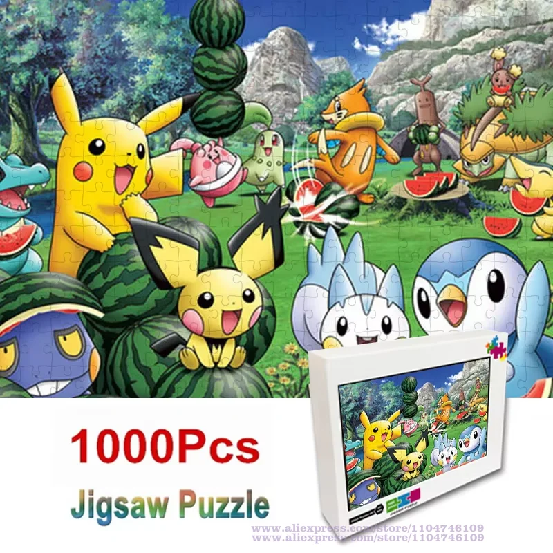 Anime Pikachu Jigsaw Puzzle 108/300/500/1000 Pcs Puzzle Jigsaw Educational Toys Diy Manual Gifts for Christmas Birthday Gifts
Anime Pikachu Jigsaw Puzzle 108/300/500/1000 Pcs Puzzle Jigsaw Educational Toys Diy Manual Gifts for Christmas Birthday Gifts