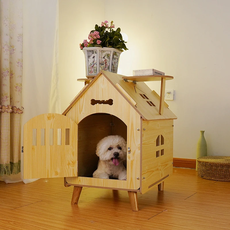Doghouse Comfortable Wooden Design Dog House for Dogs Small Indoor Bed Room Dog Cave With Vents and Raised Floor for Warmth Cage
Doghouse Comfortable Wooden Design Dog House for Dogs Small Indoor Bed Room Dog Cave With Vents and Raised Floor for Warmth Cage