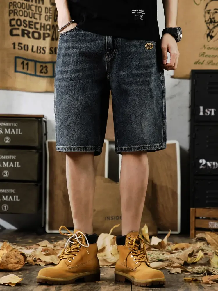Wide Short Jeans Pants for Men Half Oversize Loose Bermuda Man Denim Shorts Baggy with Pockets Big Size Long Cut Trend 2025 Emo
Wide Short Jeans Pants for Men Half Oversize Loose Bermuda Man Denim Shorts Baggy with Pockets Big Size Long Cut Trend 2025 Emo