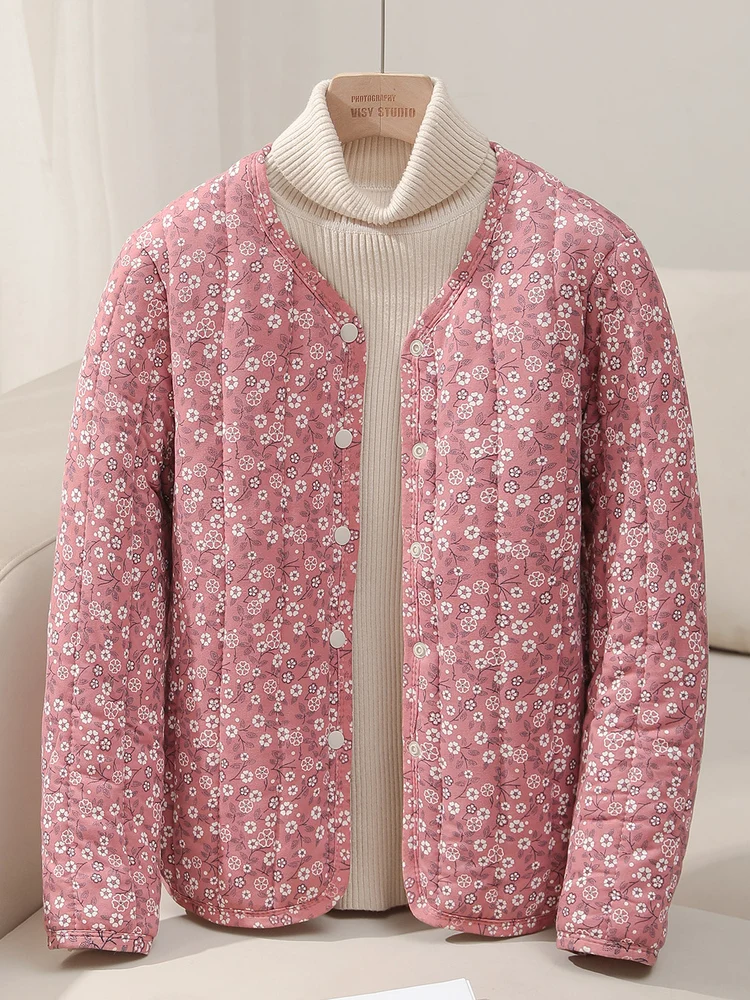 Winter Cotton Jacket Women's Home Warmth Down Jacket V-neck Long Sleeve Regular Fit Commute Sleeve Anti-freeze Coat
Winter Cotton Jacket Women's Home Warmth Down Jacket V-neck Long Sleeve Regular Fit Commute Sleeve Anti-freeze Coat