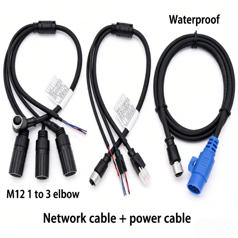 1 To 3 M12 High-Flex Power Network Cable Compatible with DJI Livox LiDAR DC Male/Female XT60 to RJ45 Waterproof Mid-70 Mid-360
1 To 3 M12 High-Flex Power Network Cable Compatible with DJI Livox LiDAR DC Male/Female XT60 to RJ45 Waterproof Mid-70 Mid-360