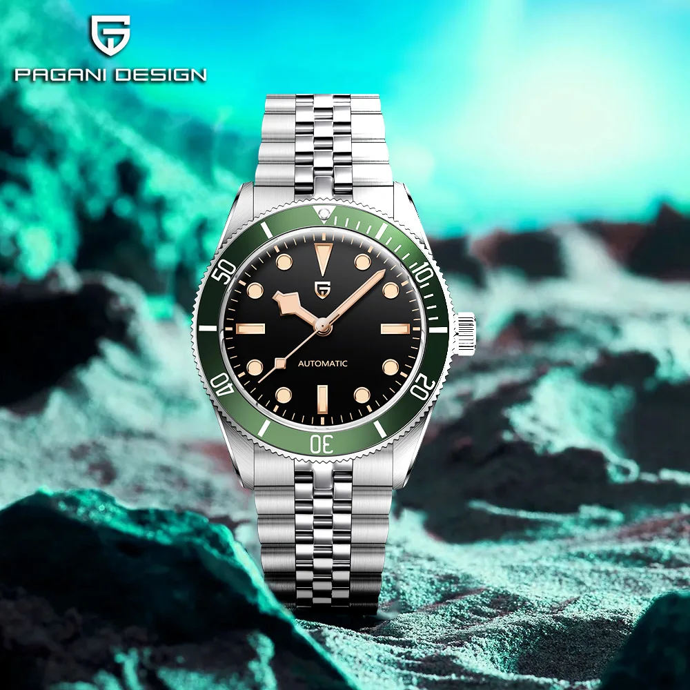 Pagani2025 лучшие мужские модные механические часы NH35A автоматические часы высококачественные спортивные часы с сапфировым зеркалом из нержавеющей стали 10 бар
Pagani2025 лучшие мужские модные механические часы NH35A автоматические часы высококачественные спортивные часы с сапфировым зеркалом из нержавеющей стали 10 бар