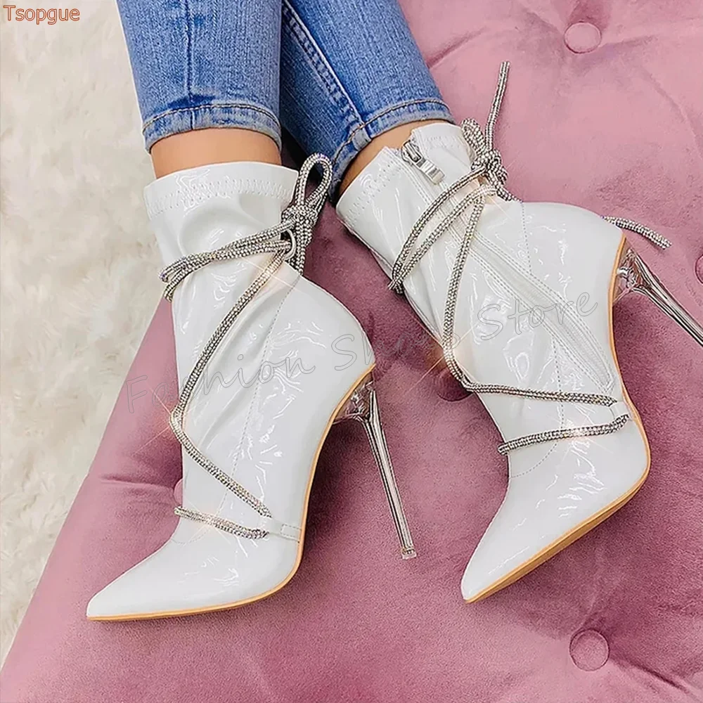 White Side Zipper Pointed Toe Boots Stilettos High Heels High Heel Shoes for Women Fashion Heels 2025 New Zapatos Para Mujere
White Side Zipper Pointed Toe Boots Stilettos High Heels High Heel Shoes for Women Fashion Heels 2025 New Zapatos Para Mujere