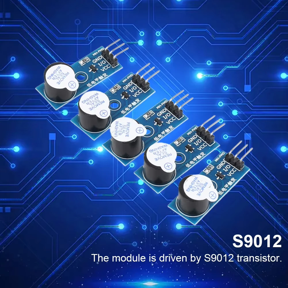 5PCS Active Buzzer Low Level Modules 3.3V-5V Buzzer Alarm Beeper Module 3 Pin Beep Sensor Module Electronic Component
5PCS Active Buzzer Low Level Modules 3.3V-5V Buzzer Alarm Beeper Module 3 Pin Beep Sensor Module Electronic Component