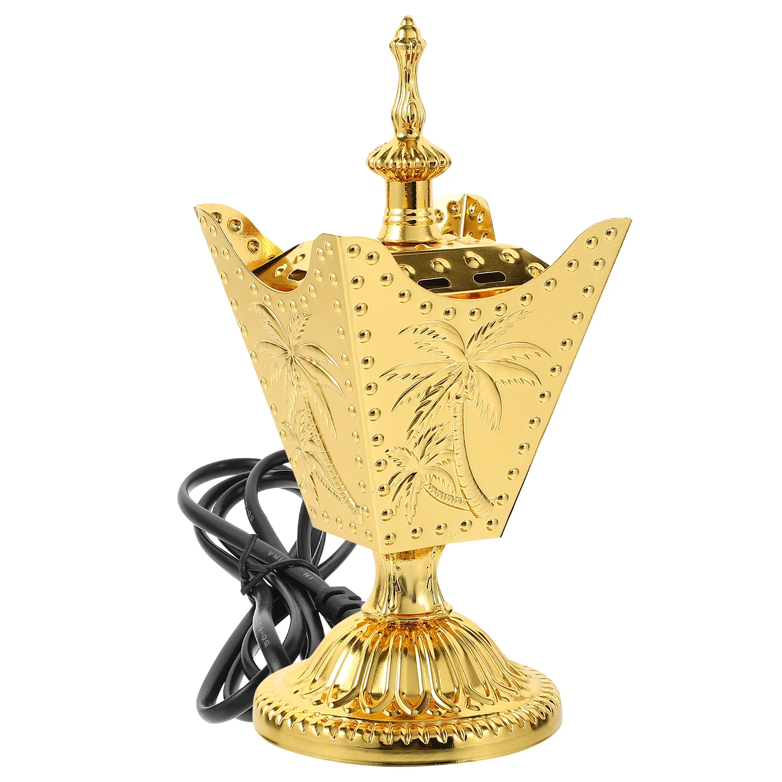Metal Incense Burner Electric Censer Retro nament Reusable Decorations Table Home Aromatic Durability Small Living Room
Metal Incense Burner Electric Censer Retro nament Reusable Decorations Table Home Aromatic Durability Small Living Room
