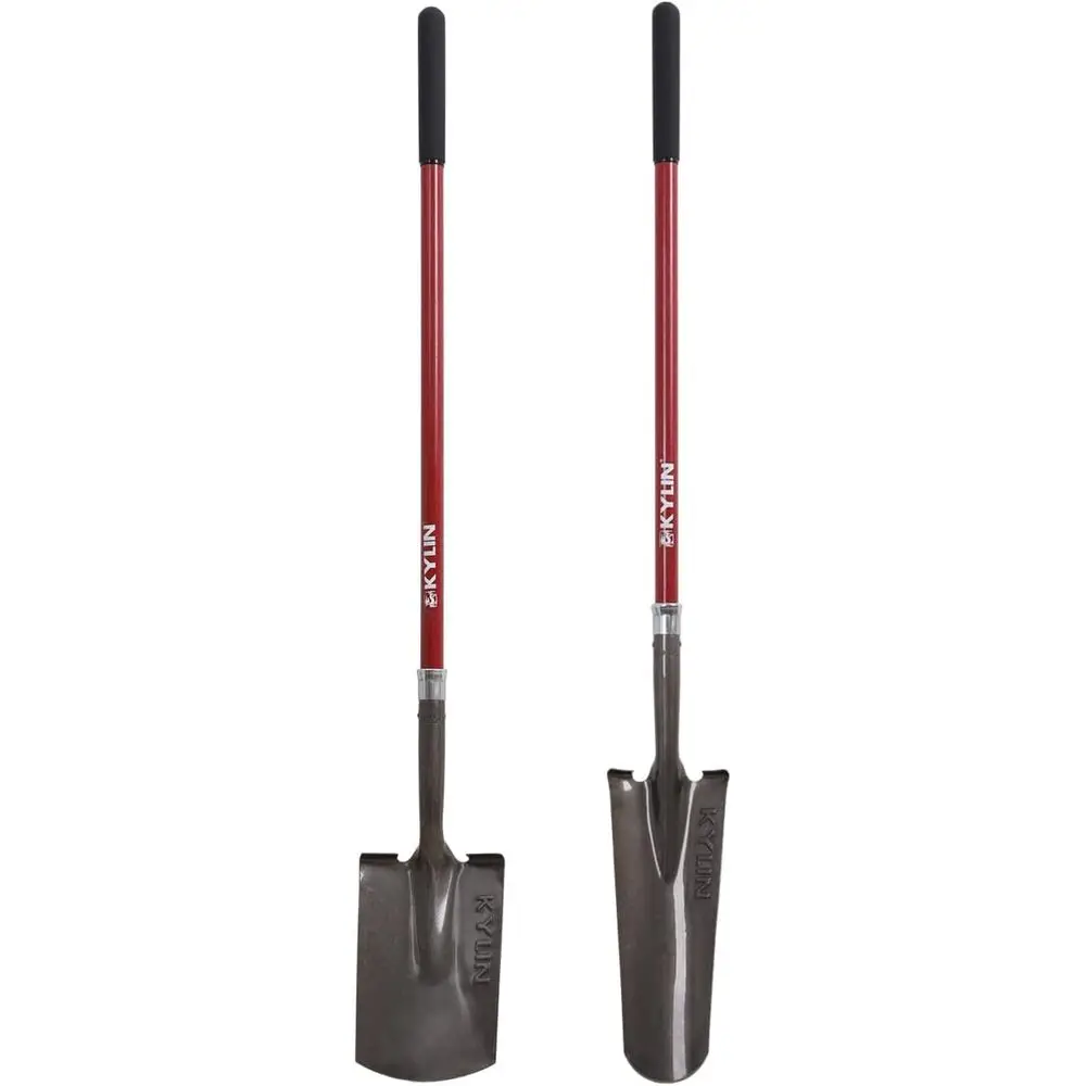 Sturdy 2-Piece Fiberglass-Handled Shovel Set for Digging, Gardening, and Utility Tasks
Sturdy 2-Piece Fiberglass-Handled Shovel Set for Digging, Gardening, and Utility Tasks